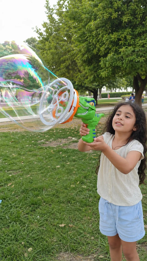 Dino Bubble Criativae - Dinosaur Bubble Machine for Giant Bubbles
