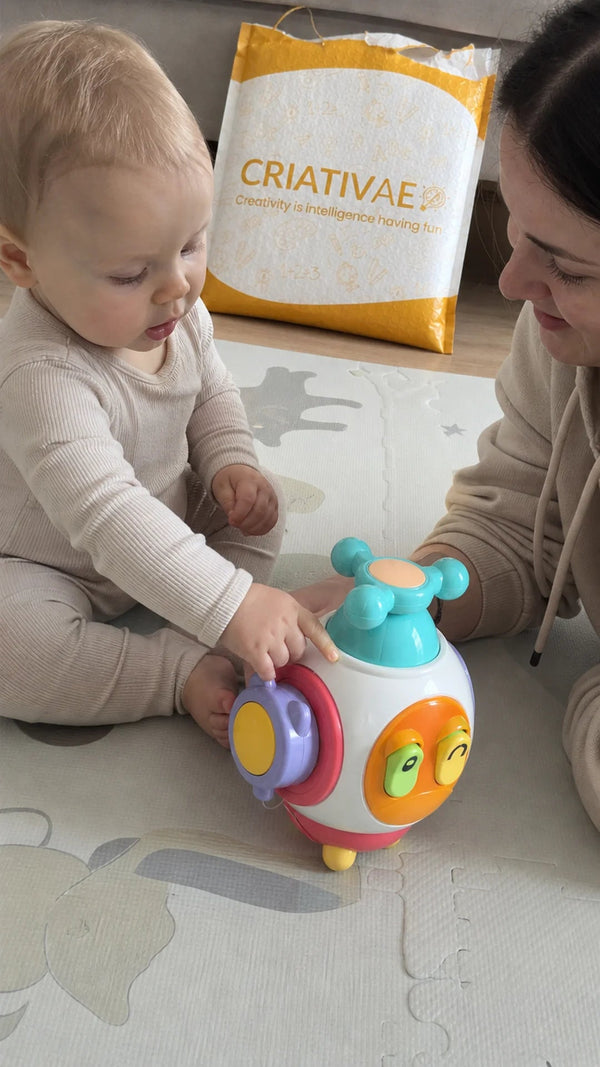 CuboBaby Criativae - Montessori Sensory Activity Cube for Babies