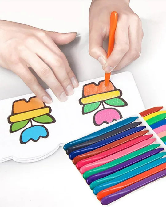 Clean Crayons Criativae - Mess Free Triangle Crayons for Kids