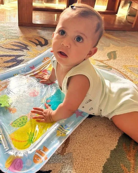 Water Play Mat Criativae - Inflatable Tummy Time Sensory Mat