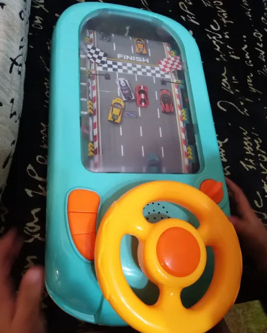 Velociracer Criativae - Screen-Free Racing Simulator with Real Steering Wheel