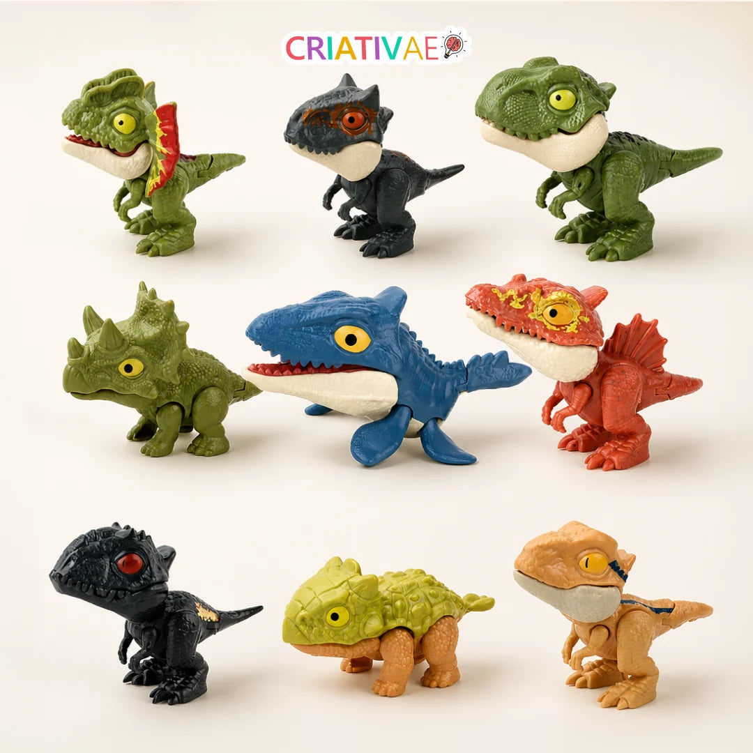 Snappysaurus Criativae - Fidget Dinosaurs with Snapping Jaws