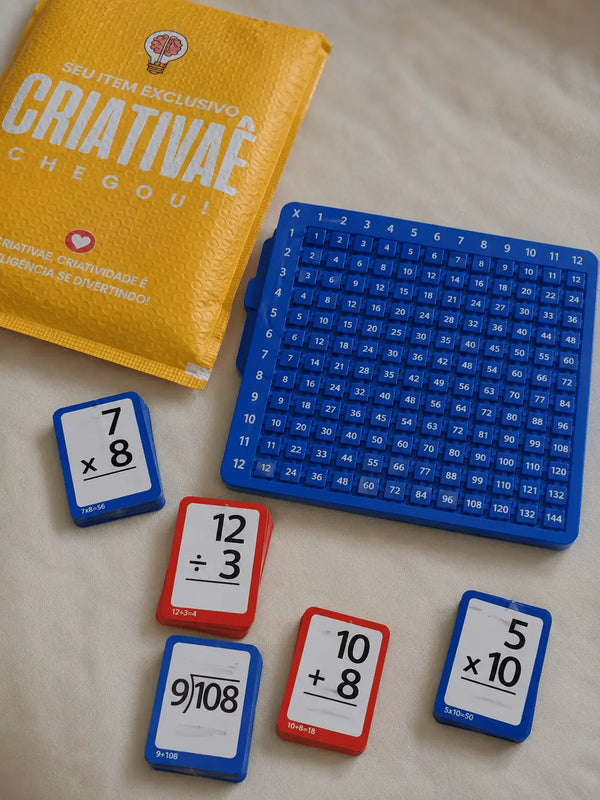 Pop It Math Kit Criativaê - Fractions and Operations Interactive Kit