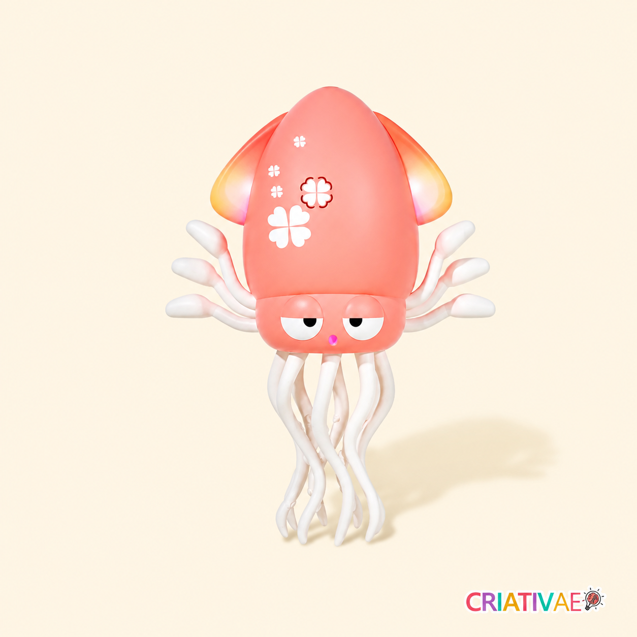 Lulita Pop Criativaê - Walking, Dancing Light-Up Squid Toy