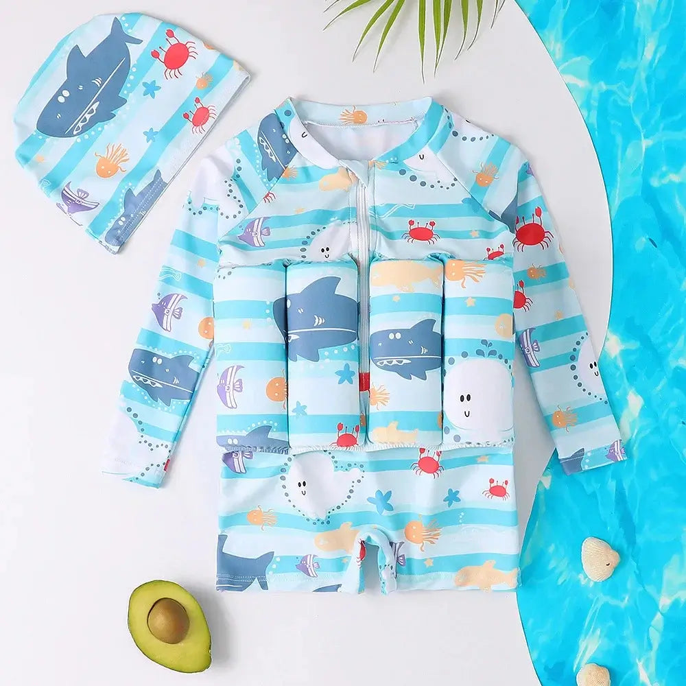 FloatSuit Criativae - Kids Swimsuit with Built In Float Panels