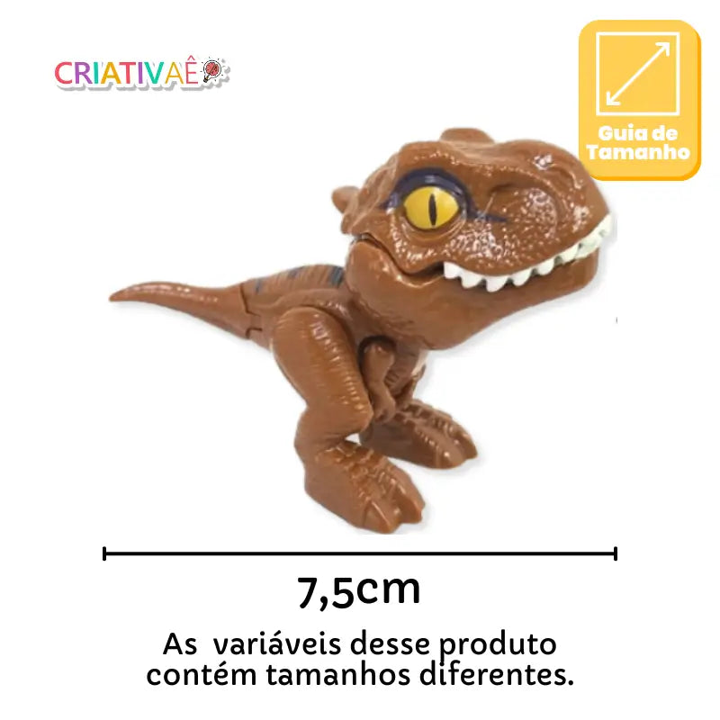 Snappysaurus Criativae - Fidget Dinosaurs with Snapping Jaws