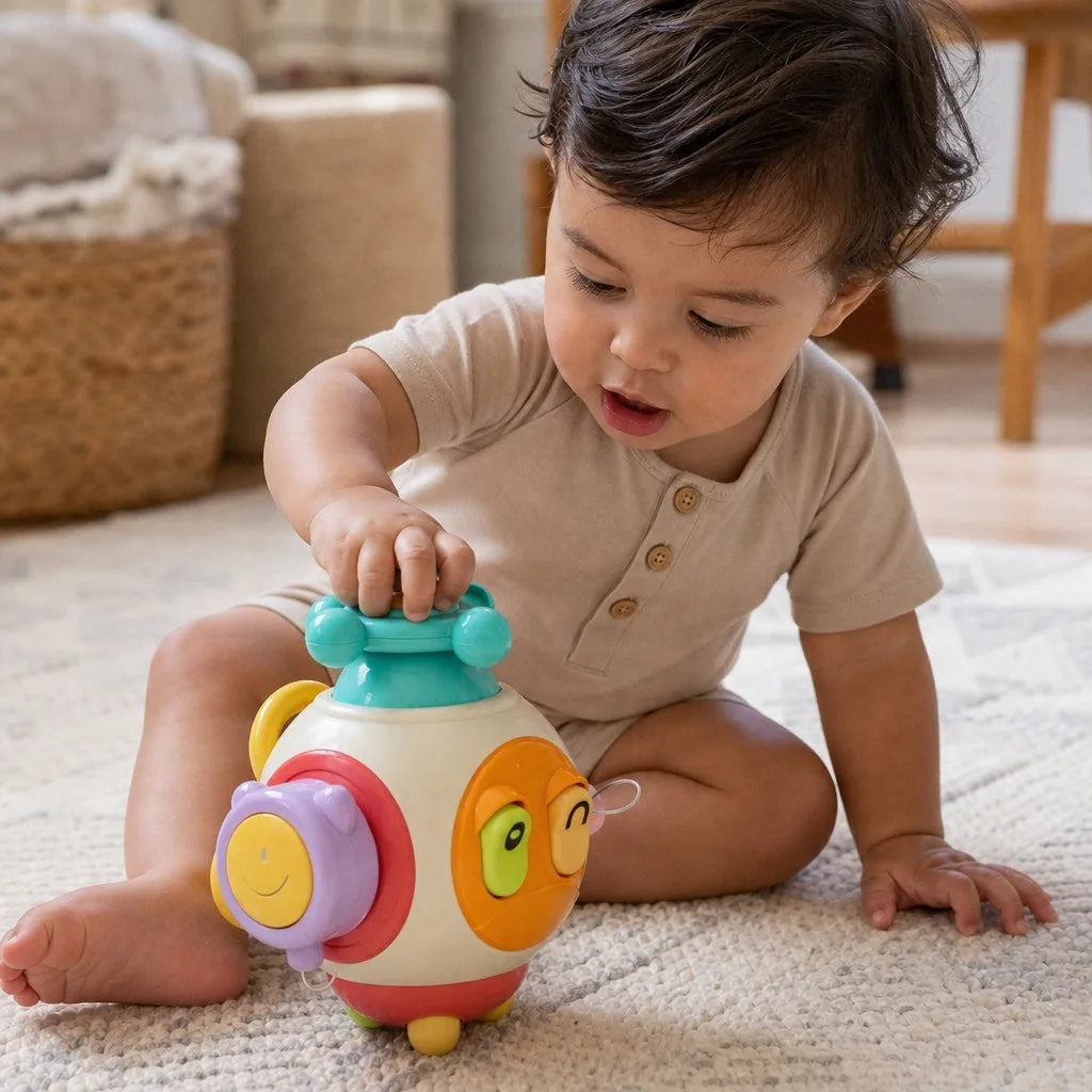 CuboBaby Criativae - Montessori Activity Cube with Six Discoveries