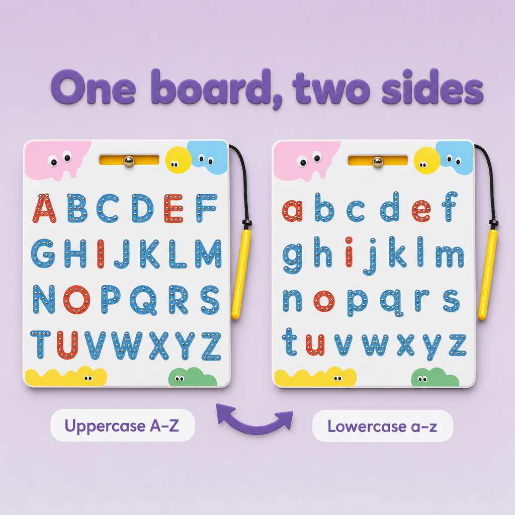 ABC Tracing Board Criativae - Double-Sided Magnetic Letter Tracing Board