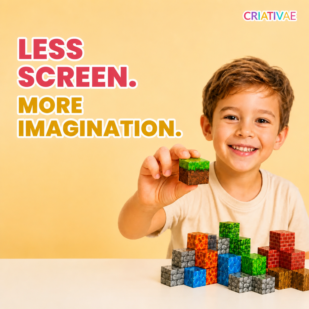 MagCraft Criativaê - Magnetic Building Blocks for Kids