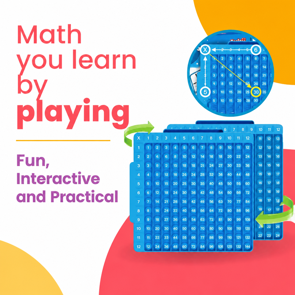 Pop It Math Kit Criativaê - Fractions and Operations Interactive Kit