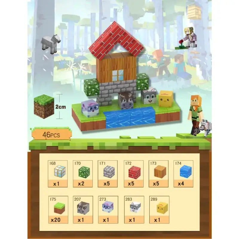 MagCraft Criativaê - Magnetic Building Blocks for Kids