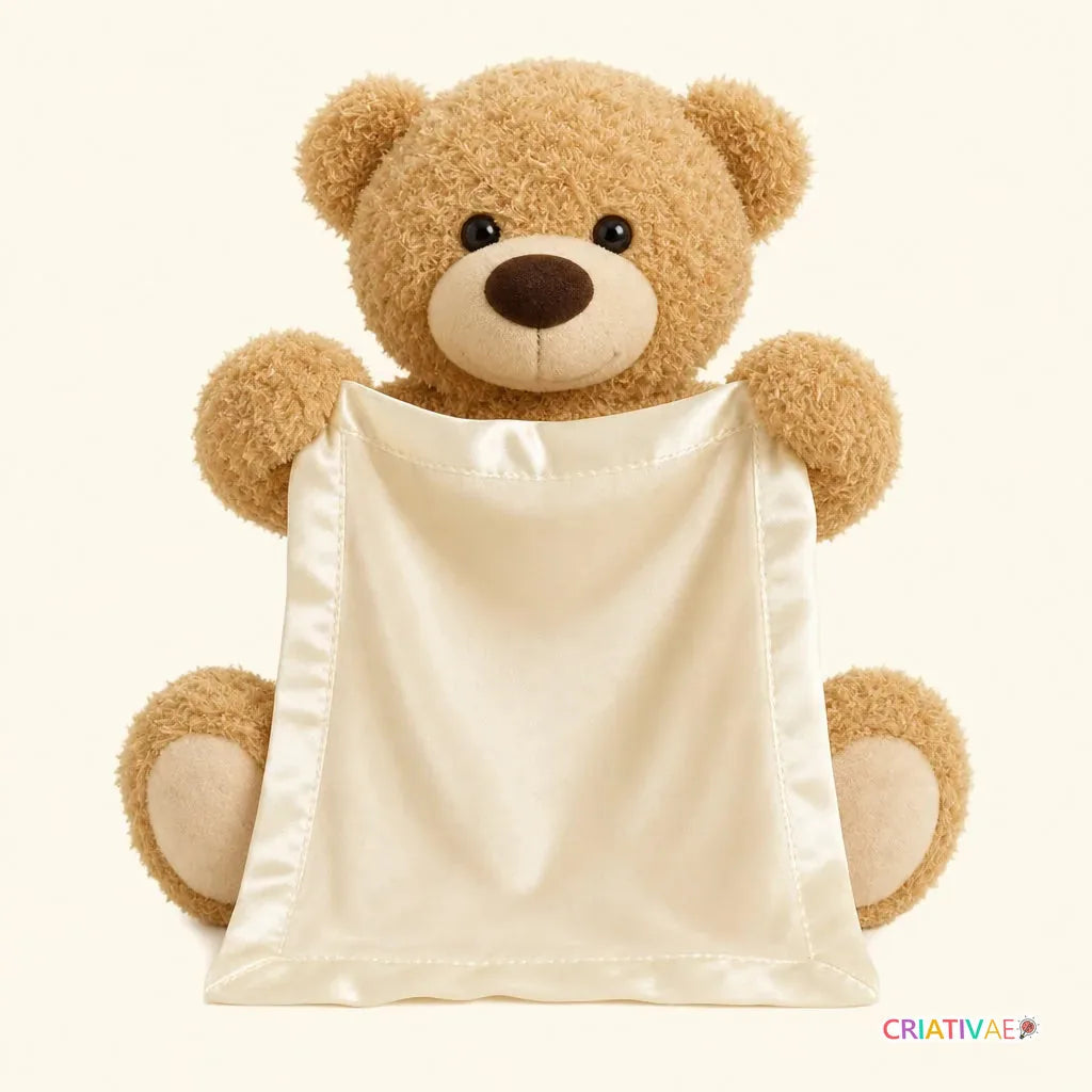 Peekaboo Teddy Criativae - Plush Bear That Plays Peekaboo With Your Baby