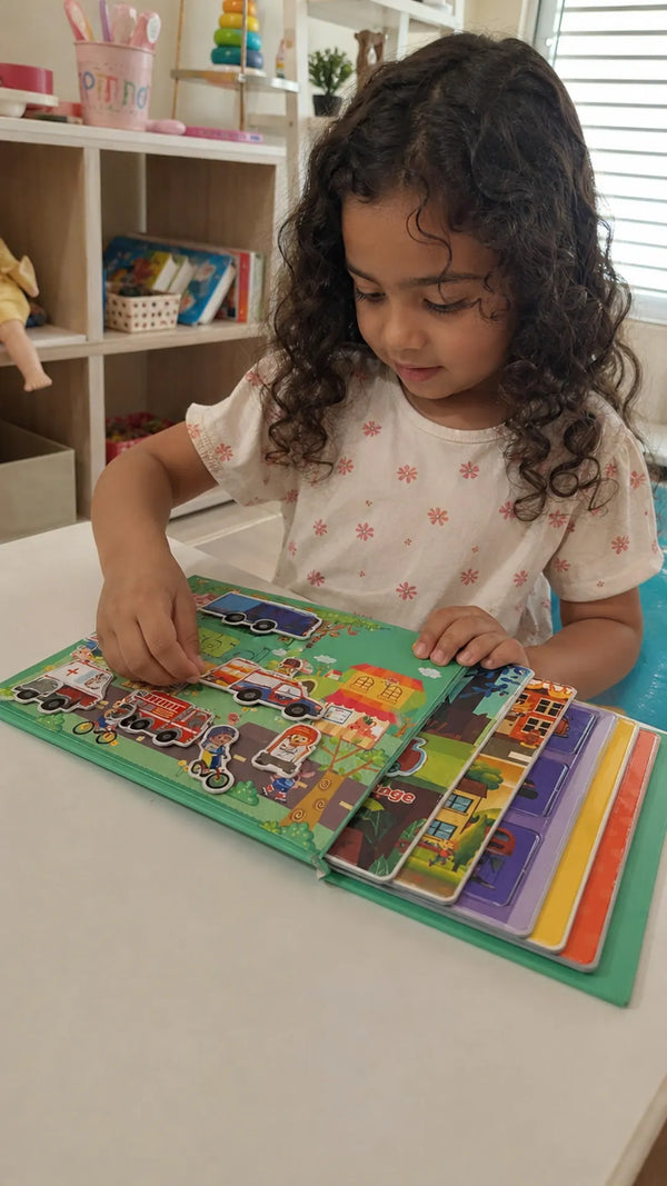 QuietBook Criativae - Montessori Busy Book for Toddlers