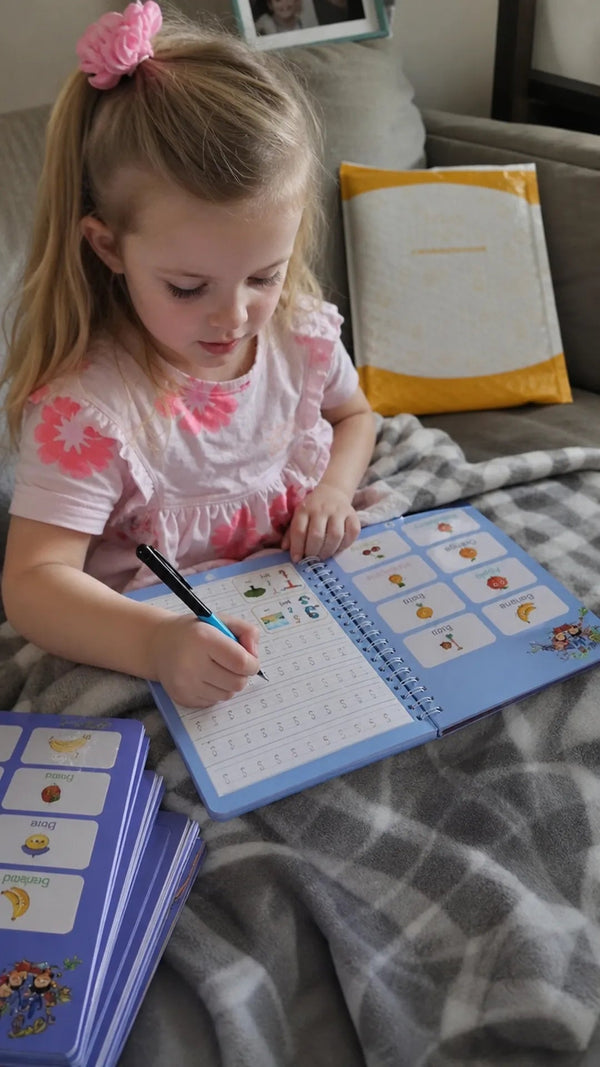 Magic Books Criativae - 4 Reusable Handwriting Practice Books