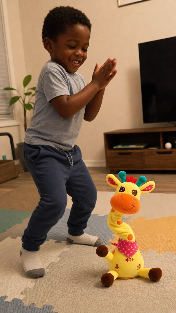 Dancing Giraffe Criativae - Talking Plush That Repeats Your Child