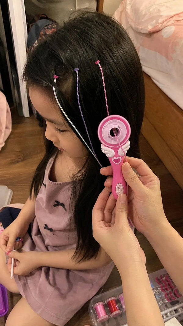 Braid Fairy Criativae - Kids Hair Wrap Styler With Colored Thread