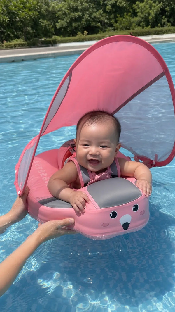 SunFloat Criativae - Baby Pool Float with Sun Canopy