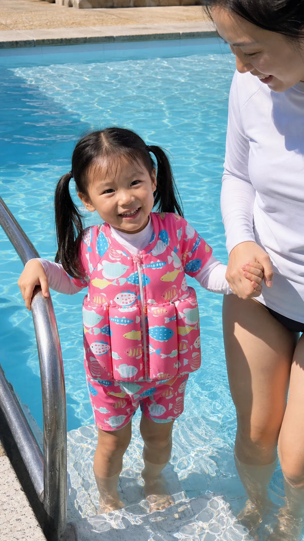 FloatSuit Criativae - Kids Swimsuit with Built In Float Panels