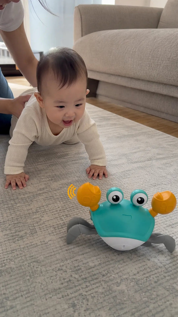Scuttle Crab Criativae - Crawling Baby Toy with Obstacle Sensor