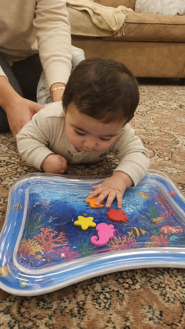 Water Play Mat Criativae - Inflatable Tummy Time Sensory Mat