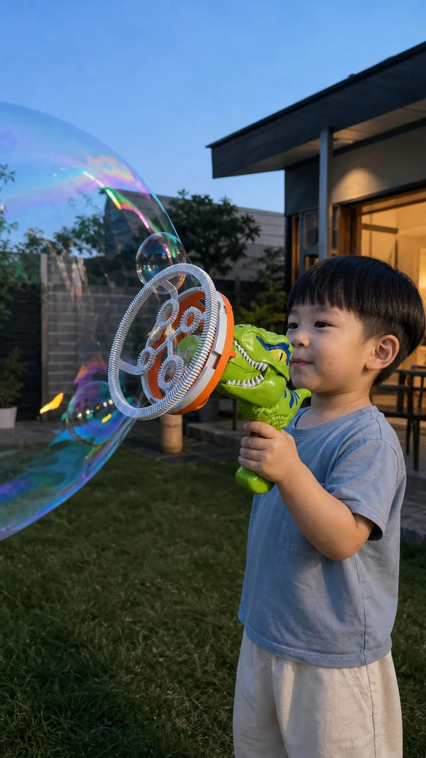 Dino Bubble Criativae - Dinosaur Bubble Machine for Giant Bubbles
