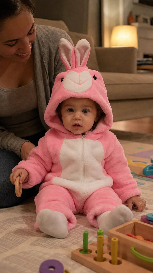 Cuddle Friends Criativae - Plush Animal Hooded Baby Onesie