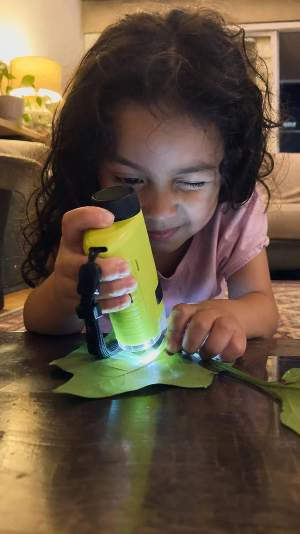 Microscopic Criativae - Portable Kids Microscope with 120x Zoom