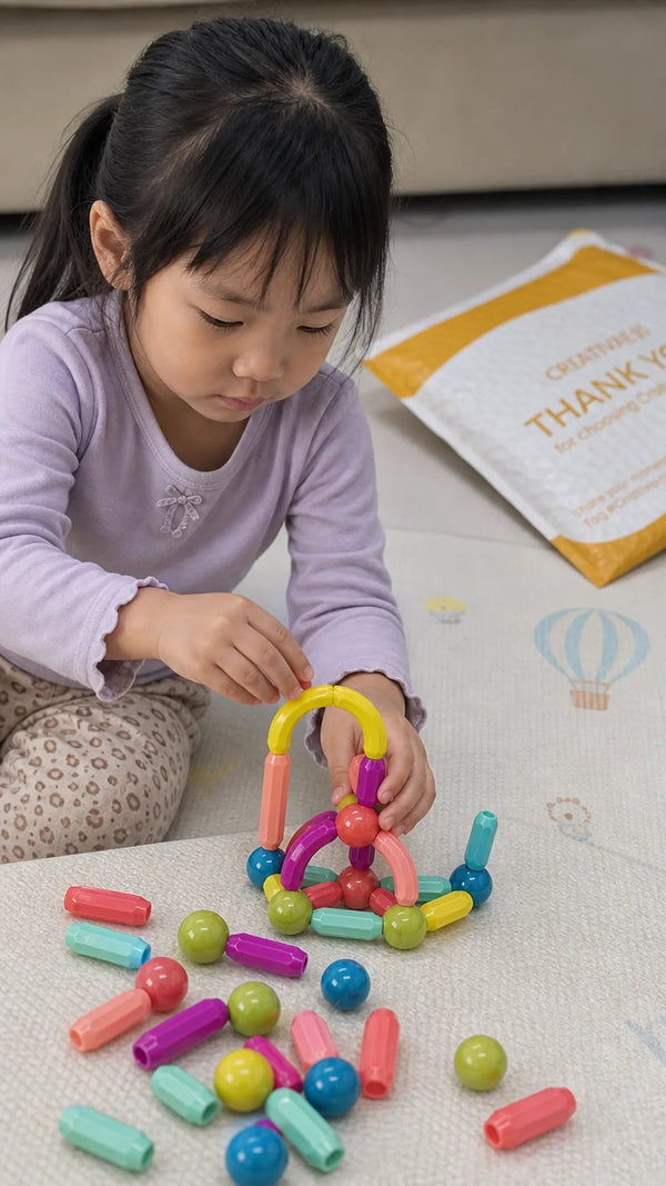 Magna Kids Criativae - Magnetic Sticks and Balls Building Set