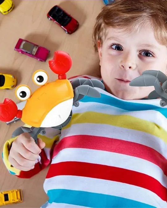 Scuttle Crab Criativae - Crawling Baby Toy with Obstacle Sensor