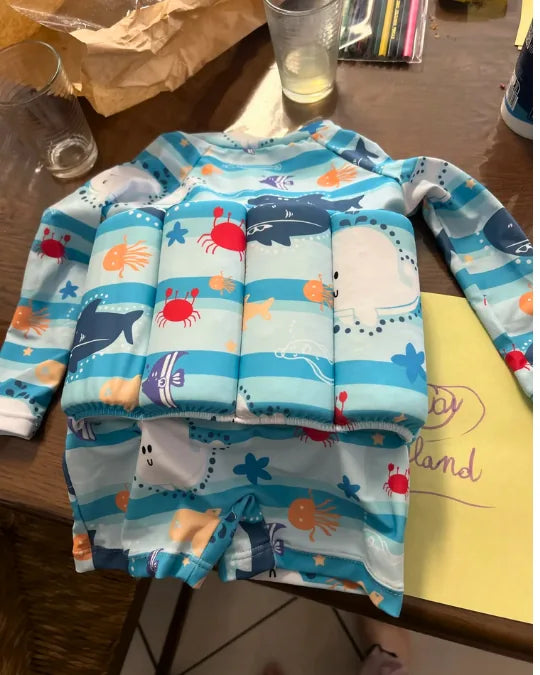 FloatSuit Criativae - Kids Swimsuit with Built In Float Panels