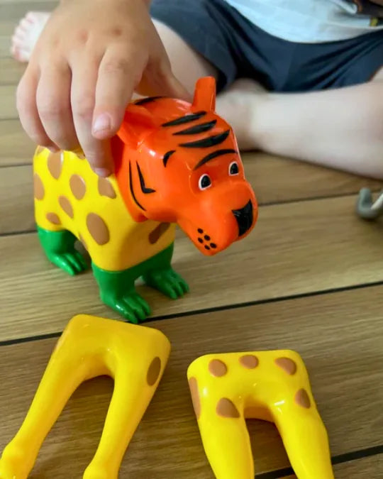 MagnetoZoo Criativae - 3D Magnetic Puzzle Kids Rebuild Over and Over