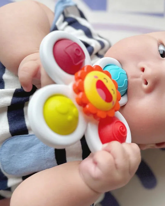 Spin Pop Criativae - Suction Cup Baby Spinner Toys, Set of 3