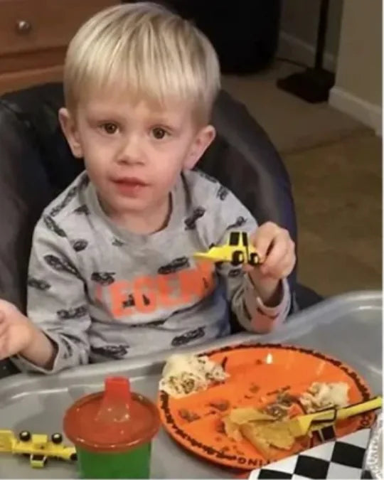 Tractor Spoon Criativae - Construction Truck Plate and Utensil Set for Toddlers