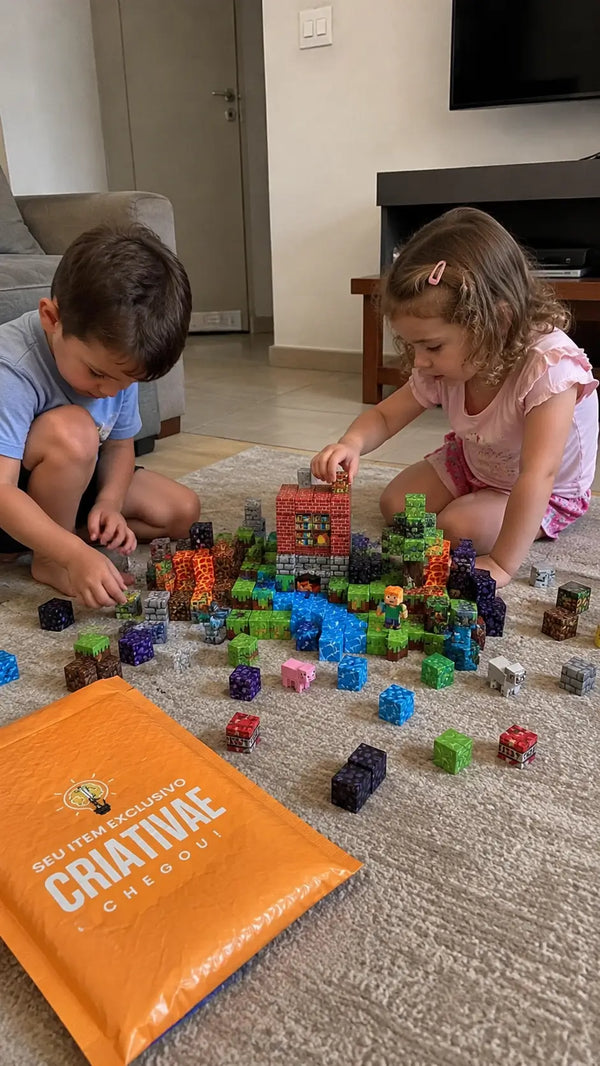 MagCraft Criativaê - Magnetic Building Blocks for Kids