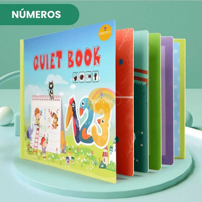 QuietBook Criativae - Montessori Busy Book With Velcro Activities