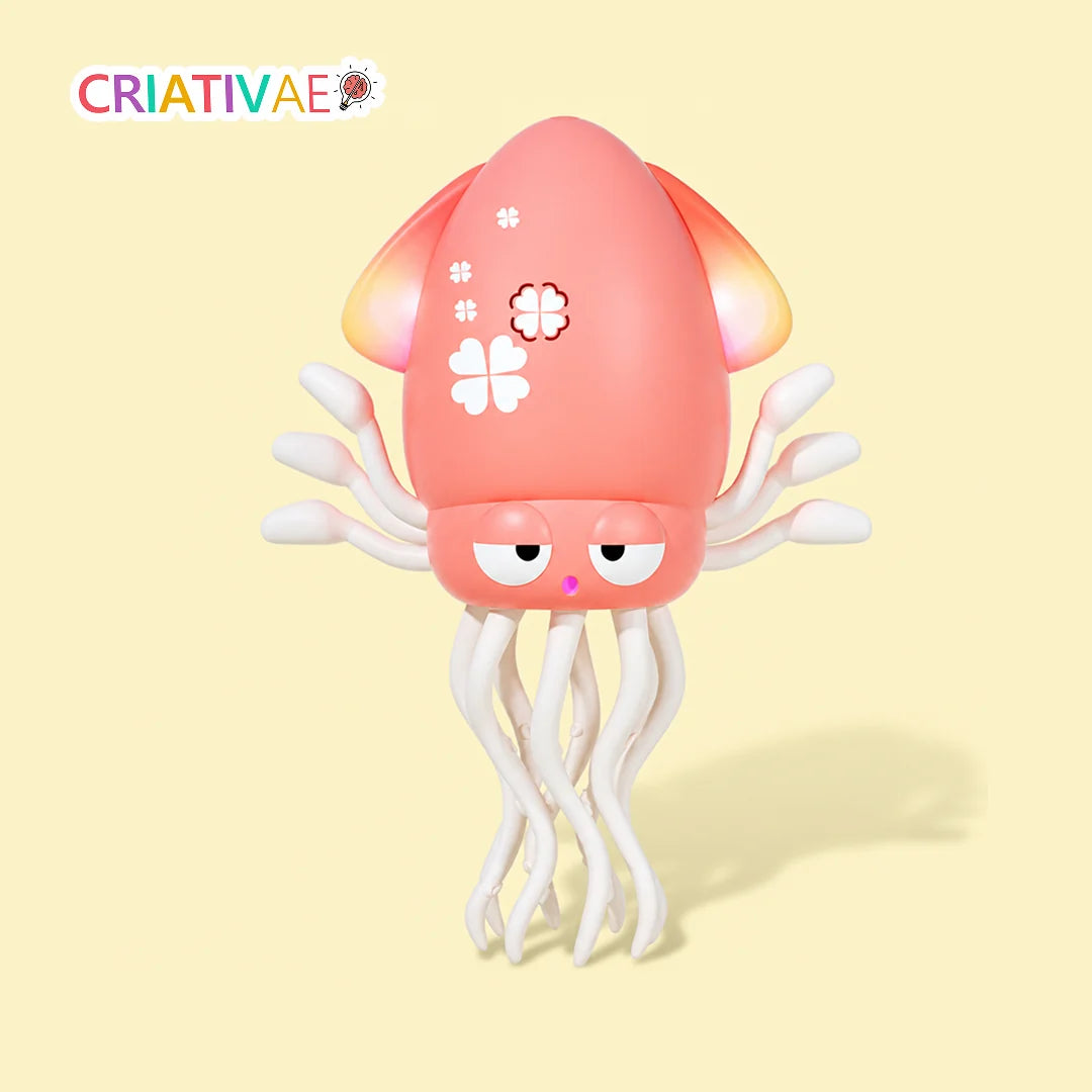 Lulita Pop Criativaê - Walking, Dancing Light-Up Squid Toy