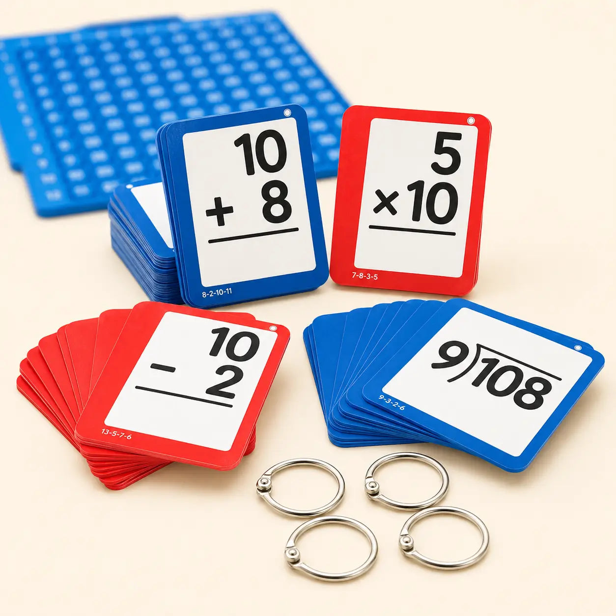 Pop It Math Kit Criativaê - Fractions and Operations Interactive Kit