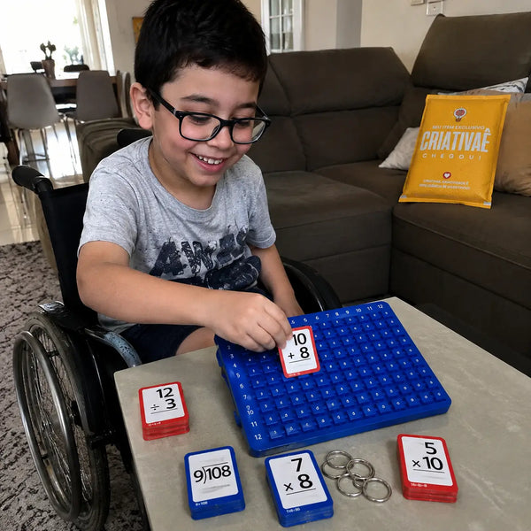 Pop It Math Kit Criativaê - Fractions and Operations Interactive Kit