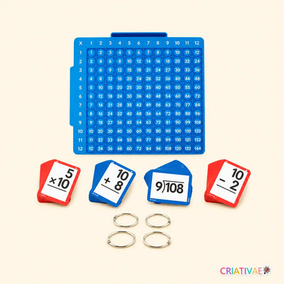 Pop It Math Kit Criativaê - Fractions and Operations Interactive Kit