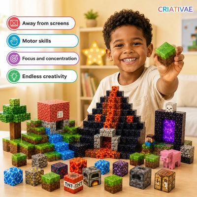 MagCraft Criativae - Magnetic Building Blocks for Kids