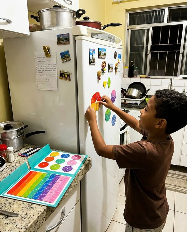 Fraciona Criativae - Magnetic Fraction Learning Kit