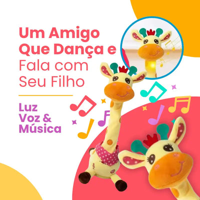 Dancing Giraffe Criativae - Talking Plush That Repeats Your Child