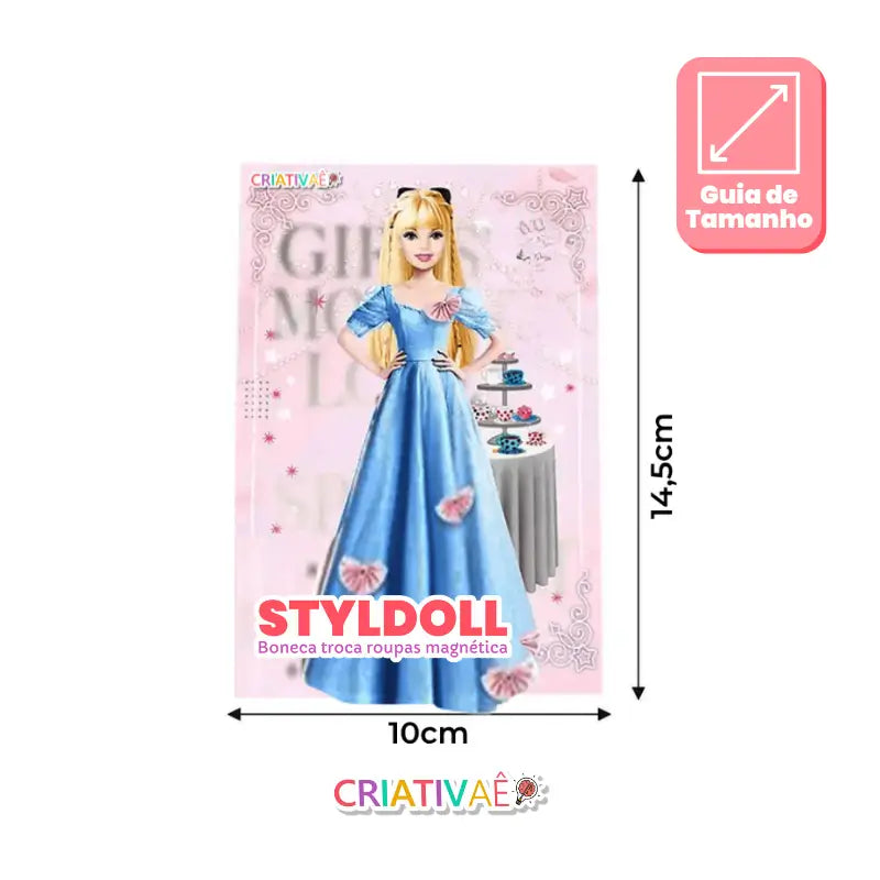 Styldoll Criativae - Magnetic Dress Up Doll with Endless Outfits
