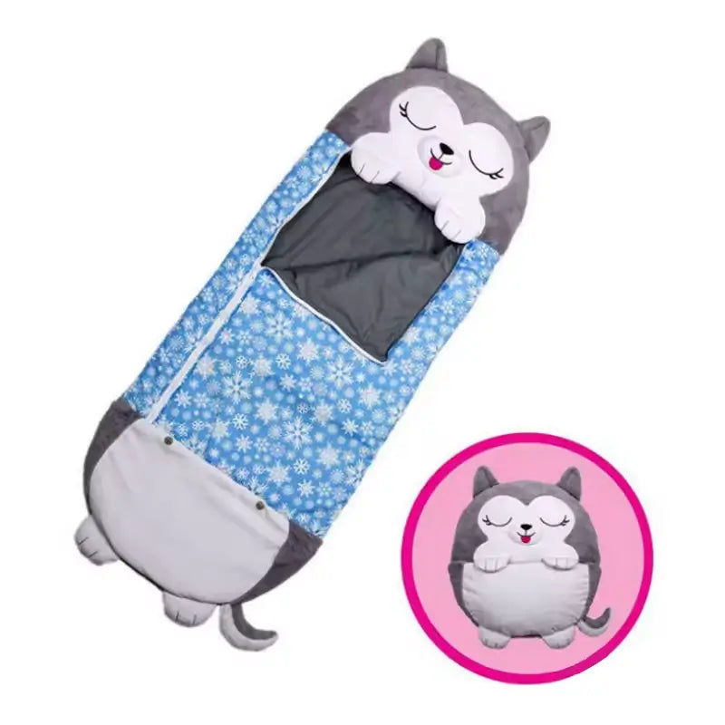 Cuddle Sack Criativae - Plush Animal 3 in 1 Kids Sleeping Bag