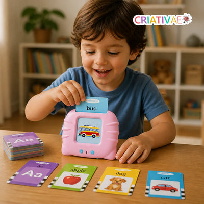 Card Kids Criativae - Talking Flash Cards for First English Words (224 Words)