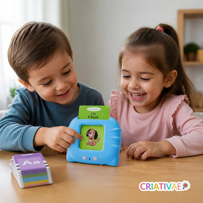 Card Kids Criativae - Talking Flash Cards for First English Words (224 Words)