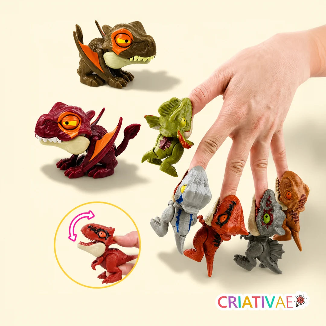 Snappysaurus Criativae - Fidget Dinosaurs with Snapping Jaws