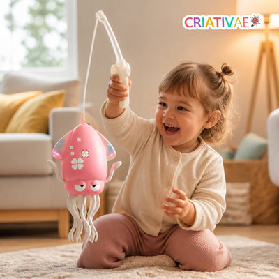 Lulita Pop Criativaê - Walking, Dancing Light-Up Squid Toy
