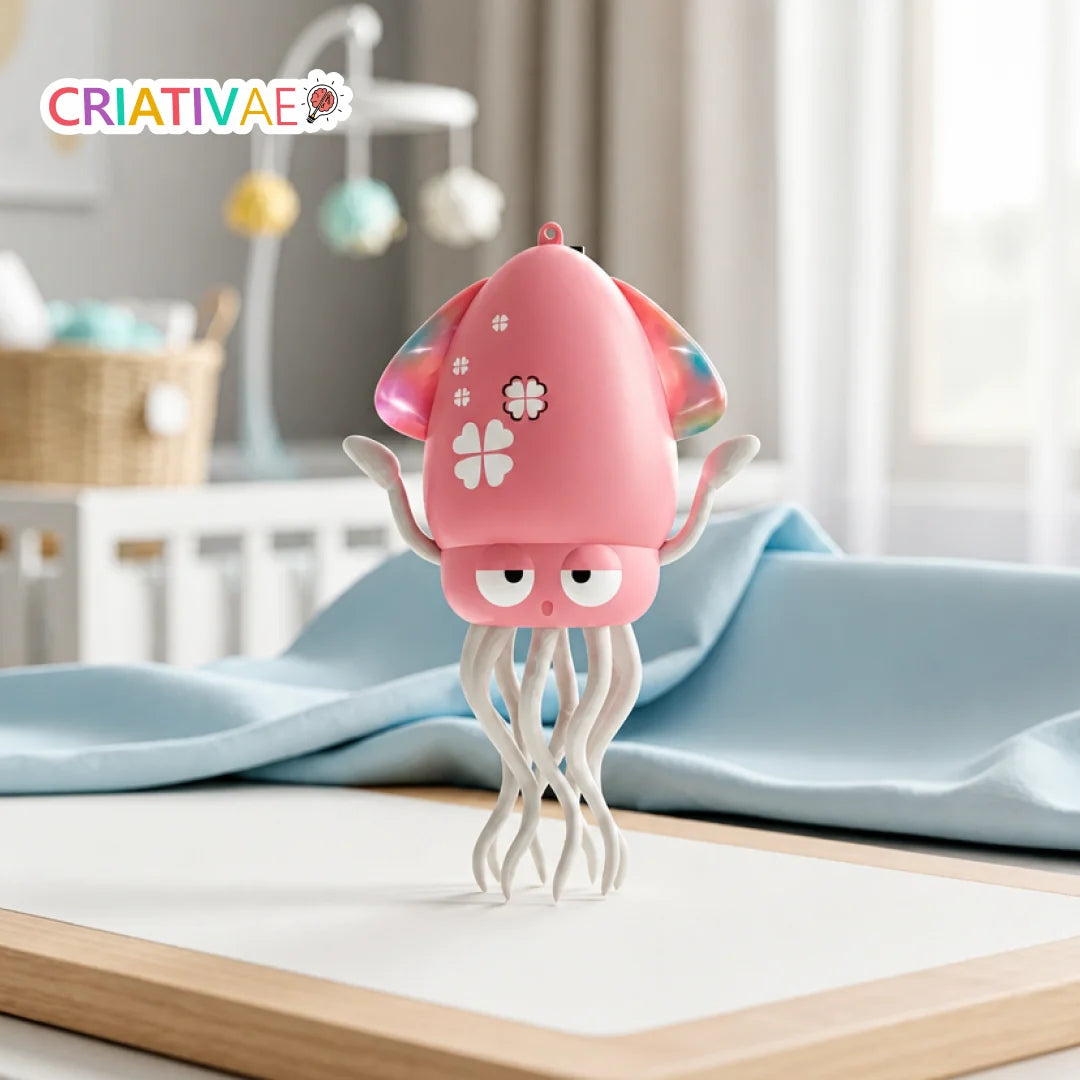 Lulita Pop Criativaê - Walking, Dancing Light-Up Squid Toy
