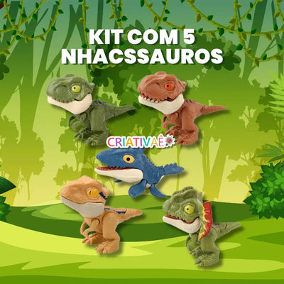 Snappysaurus Criativae - Fidget Dinosaurs with Snapping Jaws